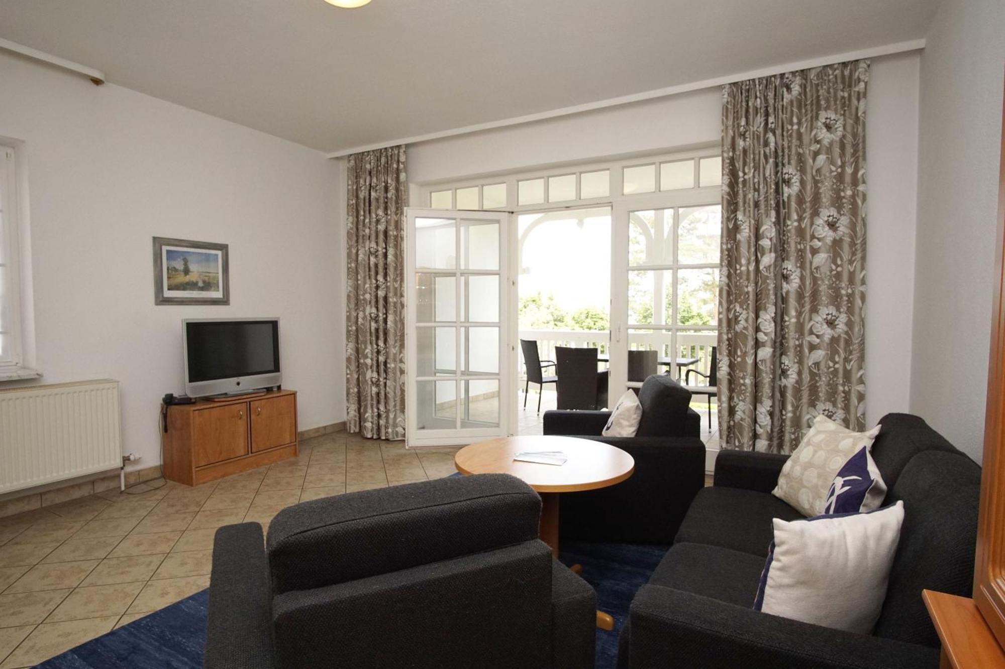 Aparthotel Ostsee Fewo 6 Balkon, Meerblick, Strand Binz Exteriér fotografie