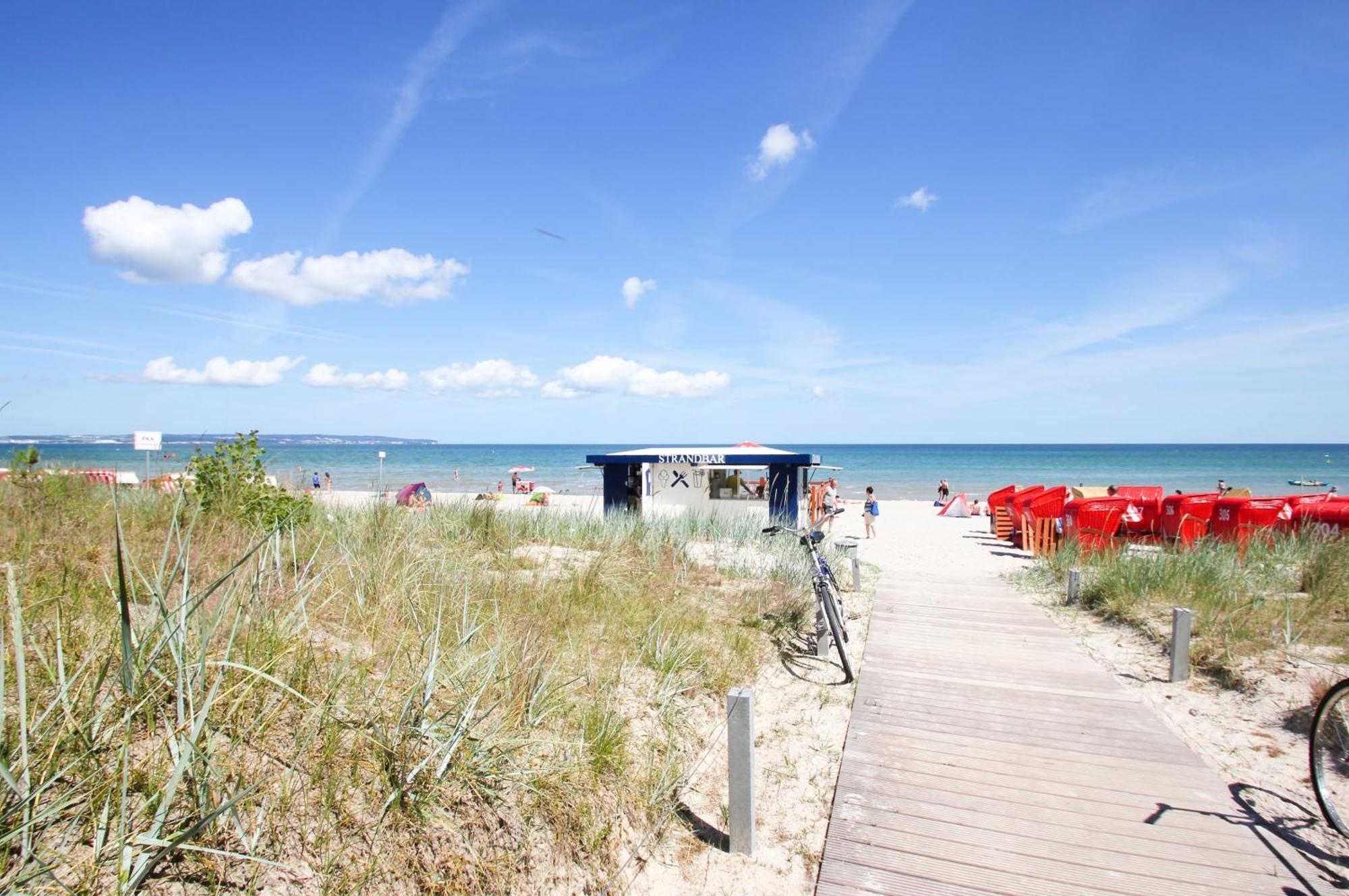 Aparthotel Ostsee Fewo 6 Balkon, Meerblick, Strand Binz Exteriér fotografie