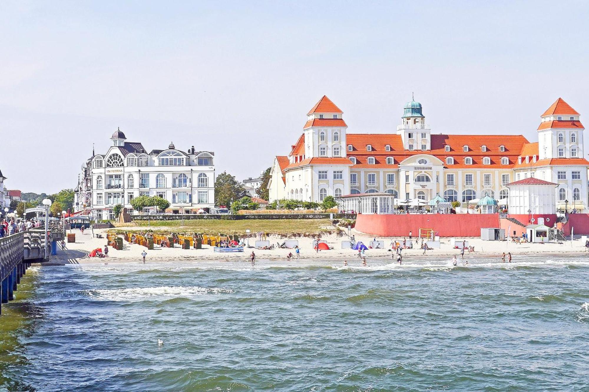 Aparthotel Ostsee Fewo 6 Balkon, Meerblick, Strand Binz Exteriér fotografie